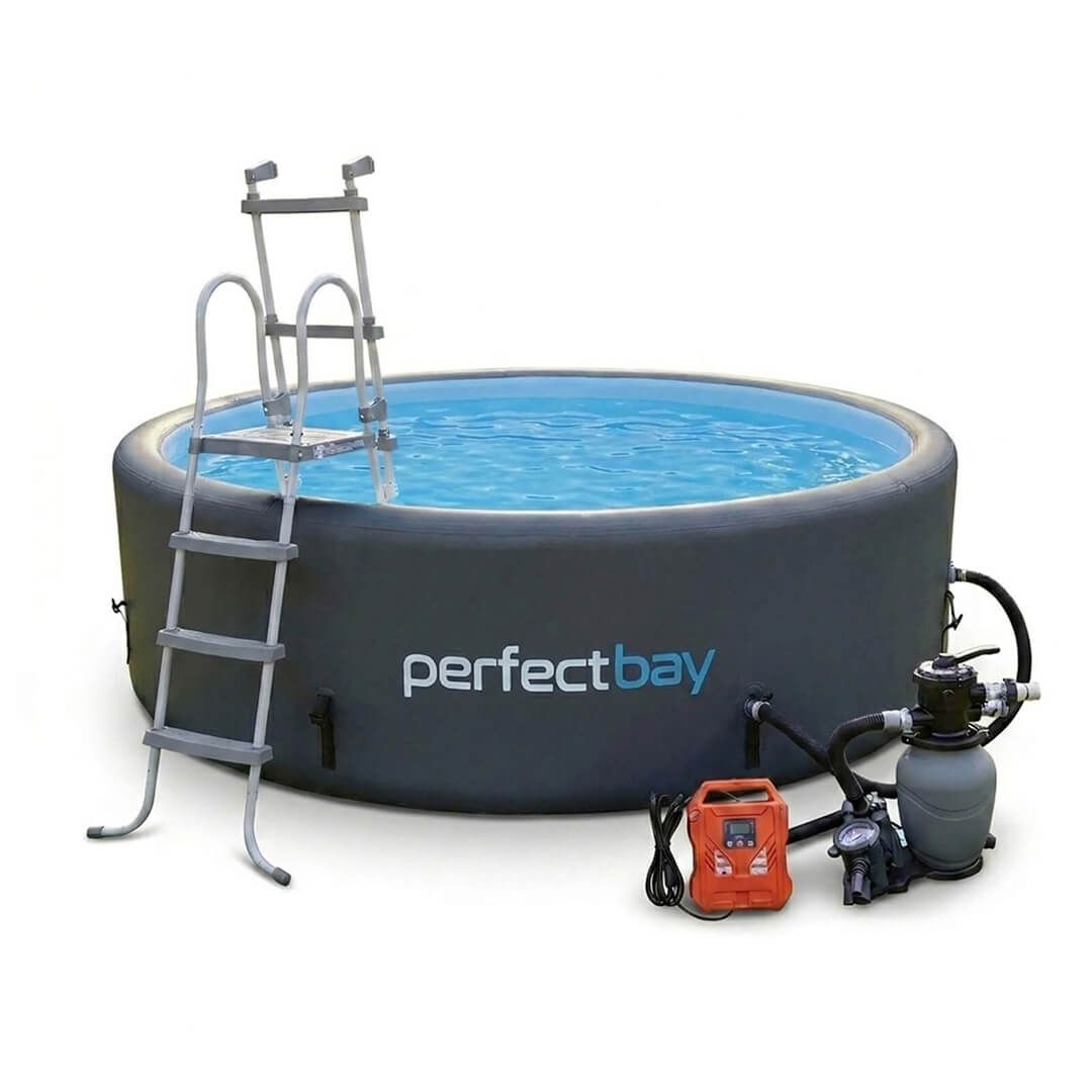 Aufblasbarer Rundpool 370×120 cm PERFECTBAY – Bild 11