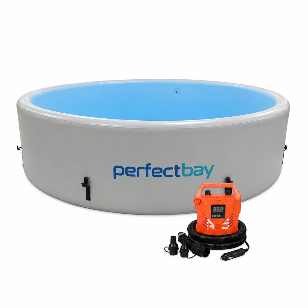 Aufblasbarer Rundpool 370×120 cm PERFECTBAY – Bild 10